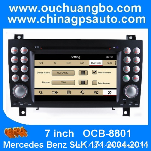 Ouchuangbo Car Stereo GPS Navigation Mercedes Benz SLK 171 2004-2011 with HD video iPod